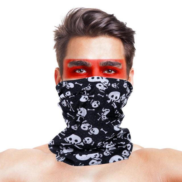 3D Scarf Uniesx Men Women Bandanas Polyester Breathable Windproof Anti UV Neck Cover Camping Hiking Climbing Face Mask Headband Windproof Head Scarves Neck Warmer Cycling Camping Hiking Men Women Fashion Magic Scarves Turban Outdoor Headband Bandanas