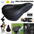 3D Soft Thickened Bicycle Seat Breathable Bicycle Saddle Seat Cover Comfortable Foam Seat Extra Soft Gel Bicycle Seat Cover Soft Silicone Padded Bike Saddle Cover Upgraded Bicycle Seat