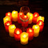 3pcs Led Flameless Candle Flameless Candles Led Candles Battery Operated Candles Plastic Simulated flame LED Birthday Candle Lights Christmas Wedding Party Home Decoration