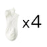 4 Pairs Fashion Socks New Spring Cotton Non-Slip No-Show Boat Socks Novelty Girls Cute Heart Embroidery Casual Funny Ankle Socks Pack For Women