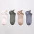 4 Pairs Fashion Socks New Spring Cotton Non-Slip No-Show Boat Socks Novelty Girls Cute Heart Embroidery Casual Funny Ankle Socks Pack For Women