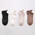 4 Pairs Fashion Socks New Spring Cotton Non-Slip No-Show Boat Socks Novelty Girls Cute Heart Embroidery Casual Funny Ankle Socks Pack For Women