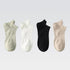 4 Pairs Fashion Socks New Spring Cotton Non-Slip No-Show Boat Socks Novelty Girls Cute Heart Embroidery Casual Funny Ankle Socks Pack For Women