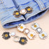 4 Sets Pant Waist Tightener Fashion Pants Clips Waist Tightener Sewing Buttons Pins for Jeans Dress Too Big Loose Adjustable  Button Pins Sewing Button Waist Tightener Clip Waist Adjuster Clips for Dresses Pants Jeans