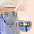 4 Sets Pant Waist Tightener Fashion Pants Clips Waist Tightener Sewing Buttons Pins for Jeans Dress Too Big Loose Adjustable  Button Pins Sewing Button Waist Tightener Clip Waist Adjuster Clips for Dresses Pants Jeans