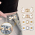 4 Sets Pant Waist Tightener Fashion Pants Clips Waist Tightener Sewing Buttons Pins for Jeans Dress Too Big Loose Adjustable  Button Pins Sewing Button Waist Tightener Clip Waist Adjuster Clips for Dresses Pants Jeans