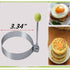 4 Style Stainless Steel Egg Shaper Pancake Mould Omelette Mold Heart Shape Frying Egg Cooking Tool Kitchen Accessories Gadget Stainless Steel Fried Egg Ring Mold Omelette Pancake Rings Cute Shape Egg Mold Cooking Tools