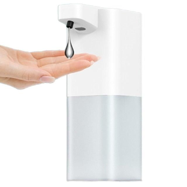 400ml Capacity Automatic Soap Dispenser Infrared Technology Hand Soap Dispenser Rechargeable Soap Dispenser Convenient Soap Dispenser Automatic Foaming Soap Dispenser Hand Free Countertop Soap Dispensers Xmas Gift Touchless Soap