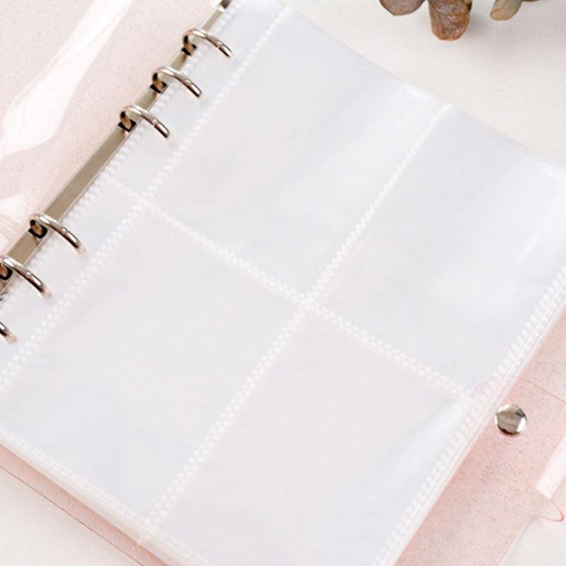 40/80 Pockets PVC Card Holder Photo Album Pages Album Pages Card Sleeves Storage Photo Holder Transparent 3/5 inch Album Page ScrapbookAnniversary Gift For Couple