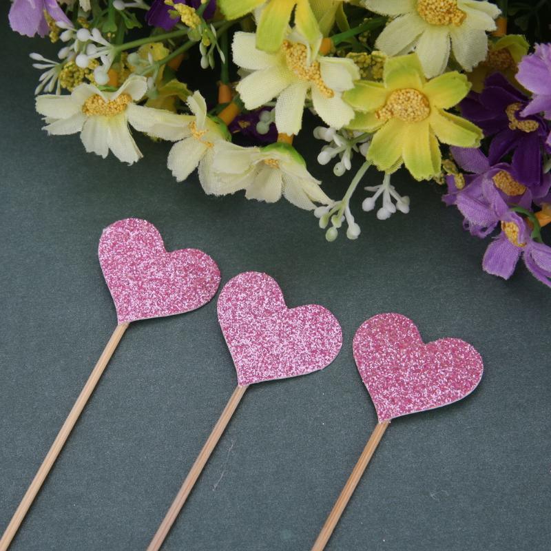 40pcs/set Bling Heart Shape Insert Cards With Toothpick For Wedding Birthday Party Cute Lovely Gifts Cake Decorations Cocktail Picks Handmade Heart Shape Bamboo Toothpicks - ALLURELATION - 508, Bamboo Toothpicks, Birthday, birthday toppers, cake decor, Cake Decorations, cake sticks, Cards With Toothpick, Cocktail Picks, colorful cake sticks, cute birthday sticks, cute heart sticks, Handmade Cake sticks, Heart Shape Bamboo Toothpicks, Heart Shape Insert Cards, party cake decor, sandwich sticks - Stevvex.com