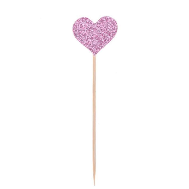 40pcs/set Bling Heart Shape Insert Cards With Toothpick For Wedding Birthday Party Cute Lovely Gifts Cake Decorations Cocktail Picks Handmade Heart Shape Bamboo Toothpicks - ALLURELATION - 508, Bamboo Toothpicks, Birthday, birthday toppers, cake decor, Cake Decorations, cake sticks, Cards With Toothpick, Cocktail Picks, colorful cake sticks, cute birthday sticks, cute heart sticks, Handmade Cake sticks, Heart Shape Bamboo Toothpicks, Heart Shape Insert Cards, party cake decor, sandwich sticks - Stevvex.com