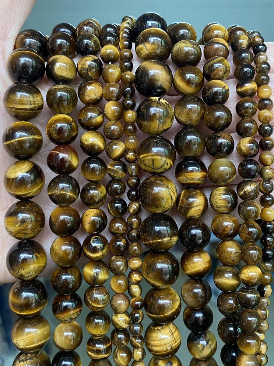 42 Style Natural Stone Beads 4 6 8 10mm Round Beads for Jewelry Making Bracelets Round Loose Beads for Jewelry Making Bracelet