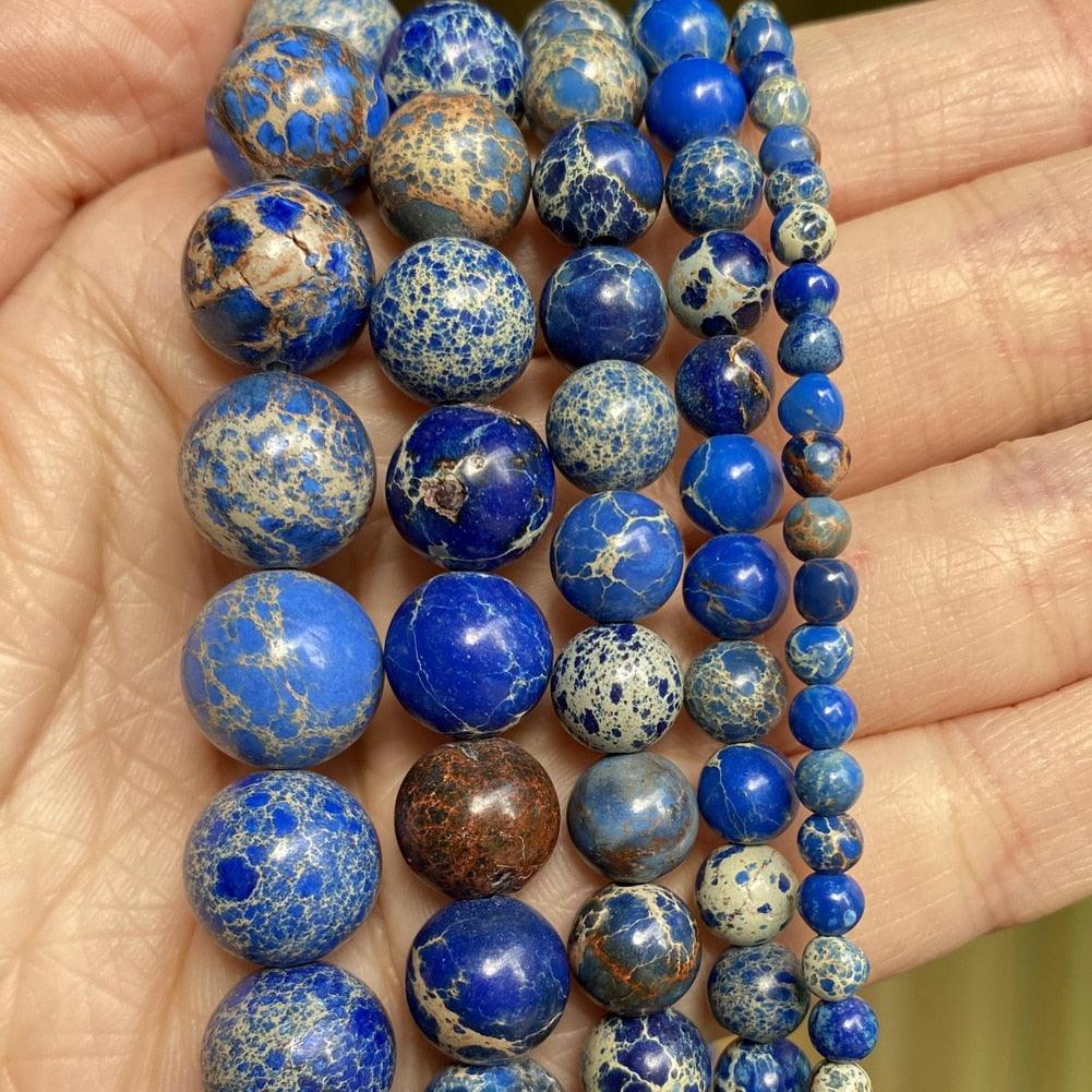 42 Style Natural Stone Beads 4 6 8 10mm Round Beads for Jewelry Making Bracelets Round Loose Beads for Jewelry Making Bracelet