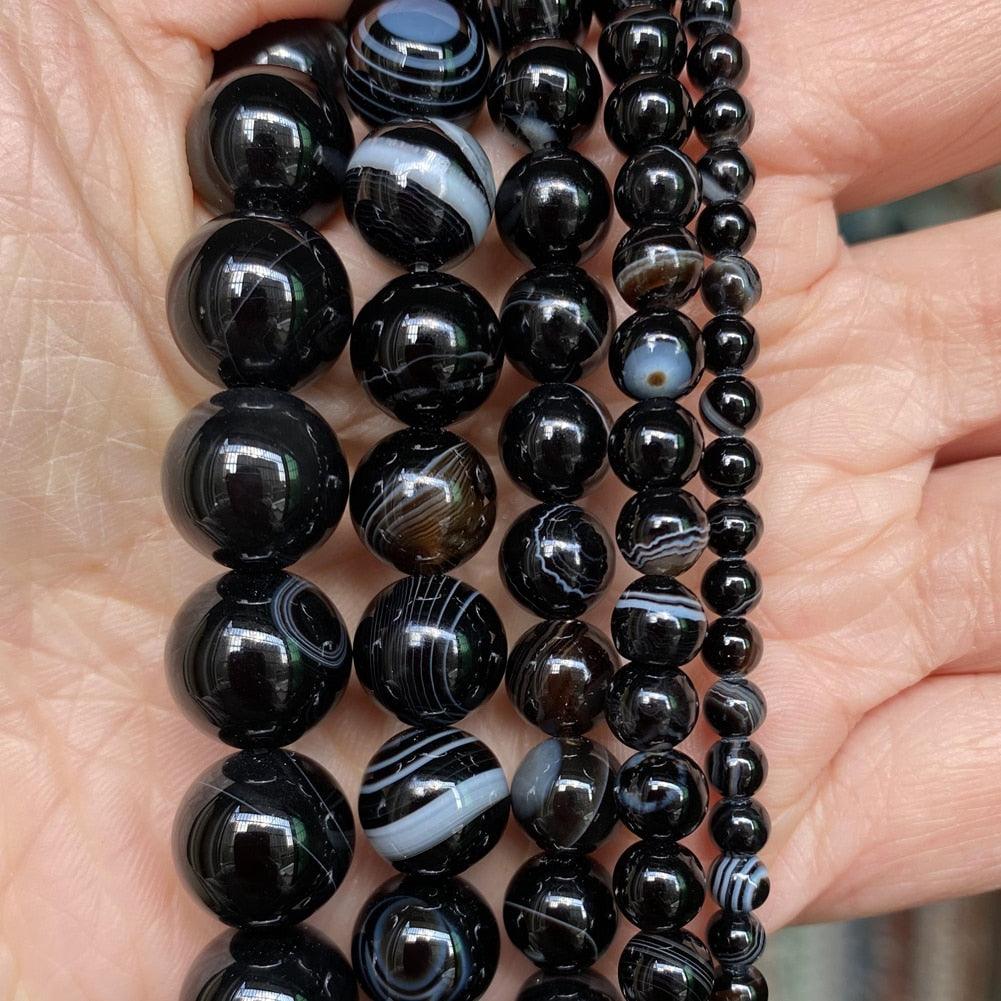 42 Style Natural Stone Beads 4 6 8 10mm Round Beads for Jewelry Making Bracelets Round Loose Beads for Jewelry Making Bracelet