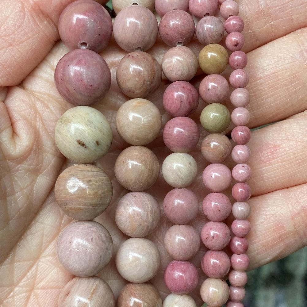 42 Style Natural Stone Beads 4 6 8 10mm Round Beads for Jewelry Making Bracelets Round Loose Beads for Jewelry Making Bracelet