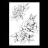 49 Sheets Waterproof Temporary Black Sketches Flowers Tattoo Stickers Flower Rose Tattoos For Women Adults - STEVVEX Beauty - 103, Arm Tattoo, Back Tattoo, Beauty, Big Flowers Tattoo, Big Tattoo, Black Tattoos, Body Tattoo, Fashion Tattoo, Flower Tattoo, Large Tattoo, Leg Tattoo, Lotus Tattoo, Luxury Tattoo, Men Tattoo, Modern Tattoo, Sketch Tattoo, Stylish Tattoo, Tattoo - Stevvex.com