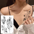 49 Sheets Waterproof Temporary Black Sketches Flowers Tattoo Stickers Flower Rose Tattoos For Women Adults - STEVVEX Beauty - 103, Arm Tattoo, Back Tattoo, Beauty, Big Flowers Tattoo, Big Tattoo, Black Tattoos, Body Tattoo, Fashion Tattoo, Flower Tattoo, Large Tattoo, Leg Tattoo, Lotus Tattoo, Luxury Tattoo, Men Tattoo, Modern Tattoo, Sketch Tattoo, Stylish Tattoo, Tattoo - Stevvex.com