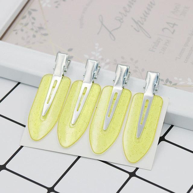 4pcs/1pc No Bend Seamless Hair Clips Side Bangs Fix Fringe Barrette Makeup Washing Face Accessories Women Girls Styling Hairpins Gorgeous Hair Accessories For Women