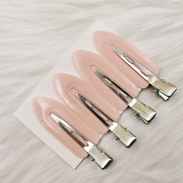 4pcs/1pc No Bend Seamless Hair Clips Side Bangs Fix Fringe Barrette Makeup Washing Face Accessories Women Girls Styling Hairpins Gorgeous Hair Accessories For Women