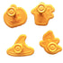 4Pcs/set Plastic Christmas Christmas Tree Halloween Pumpkin Ghost Theme Cookie Cutter Plunger Fondant Chocolate Mold Halloween Cookie Cutters Thanksgiving Fall Christmas Cookie Cutters Biscuit Mold 3D Mini Fondant Cookie Tools