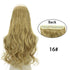 5 Clip In Hair Extension Heat Resistant Fake Hairpieces Long Wavy Hairstyles Synthetic Clip Golden On Hair Extensions Straight Hair Extensions with Invisible Fish Line Layered Hairpiece