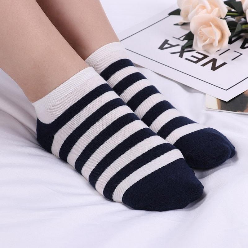 5 Pairs 3D Cartoon Harajuku Cat Cute Heart Invisible Cotton Socks Casual Boat Socks Funny Girl Ankle Sock Set for Women