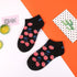 5 Pairs Animal Food Fruit Avocado Zebra Burger Omelets Flamingo Socks Happy Cotton Ankle Funny Combed Out Of Pure Cotton Summer Casual Sock For Men And Women