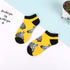 5 Pairs Animal Food Fruit Avocado Zebra Burger Omelets Flamingo Socks Happy Cotton Ankle Funny Combed Out Of Pure Cotton Summer Casual Sock For Men And Women