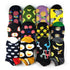 5 Pairs Animal Food Fruit Avocado Zebra Burger Omelets Flamingo Socks Happy Cotton Ankle Funny Combed Out Of Pure Cotton Summer Casual Sock For Men And Women