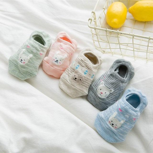 5 Pairs Cute Animal Spring Women Cotton Boat Socks Set Korean Style Funny Cat Dog Panda Low Cut Ankle Short Socks - ALLURELATION - 3D socks, 500, adult socks, animal socks, anime socks, ankle socks, boat socks, breathable socks, cartoon socks, casual socks, cat socks, colorful socks, cotton socks, cute socks, funny socks, girls socks, korean socks, low cut socks, panda socks, short socks, socks for women, womens socks - Stevvex.com