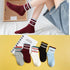 5 Pairs Fashion Unisex Cute Cartoon face Patterned Long Socks Soft Breathable Cotton Material Sport Summer Warm Winter Funny Harajuku Socks For Men And Women