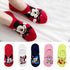 5 pairs Summer Socks Female Cartoon Animal Bear Mouse Socks Cute Funny Invisible Cotton Ankle Socks For Women