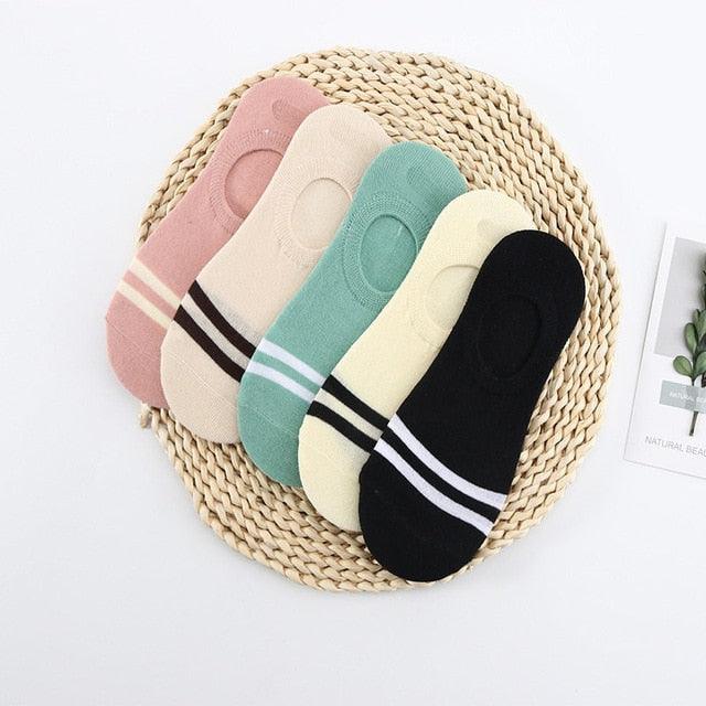 5 Pairs/Lot Cute Harajuku Animal Women Socks Set Funny Spring Cat Dog Rabbit Panda Low Cut Short Sock Happy