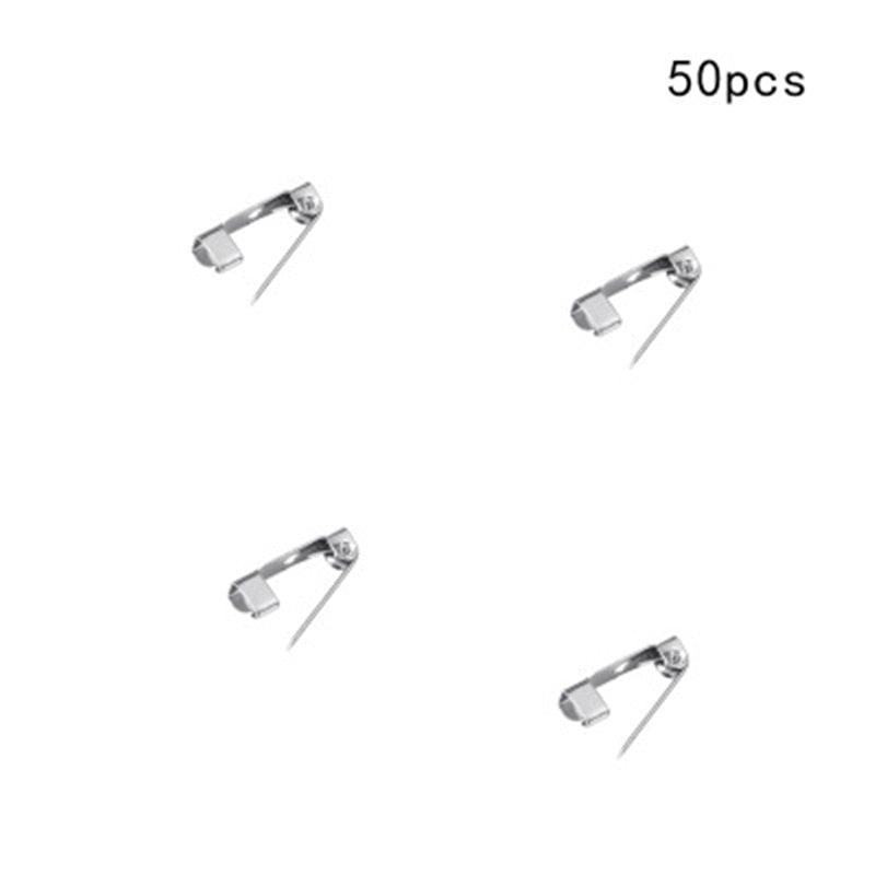 50 Pcs/Lot 15 20 25 30 35 mm 40mm Brooch Clip Base Pin Safety Pin Brooch Set Blank Base For Jewelry Making Supplies Bar Pins Brooch Pin Backs Safety Clasp Gold and Silver Safety Pins