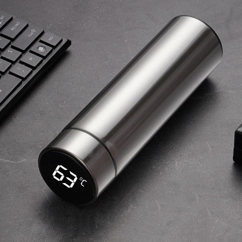 500ml Stainless Steel Intelligent Insulation Water Bottle Vacuum Bottle Insulation Touch Intelligent Temperature Display  Intelligent Touch Display Temperature 304 Stainless Steel Thermos Water Bottle