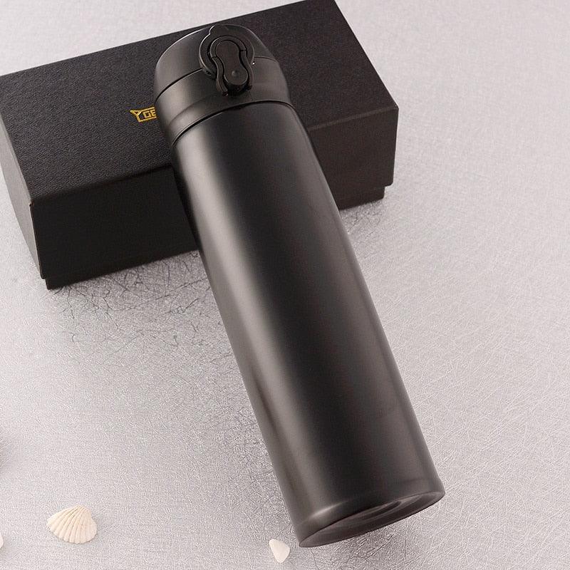 500ml Stainless Steel Thermos Coffee Mug Water Bottle Portable Vacuum Stainless Steel Bouncing Lid Vacuum Flask Custom Starry Sky Cold Insulation Bottle Business Gift Creative Insulated Water Bottle