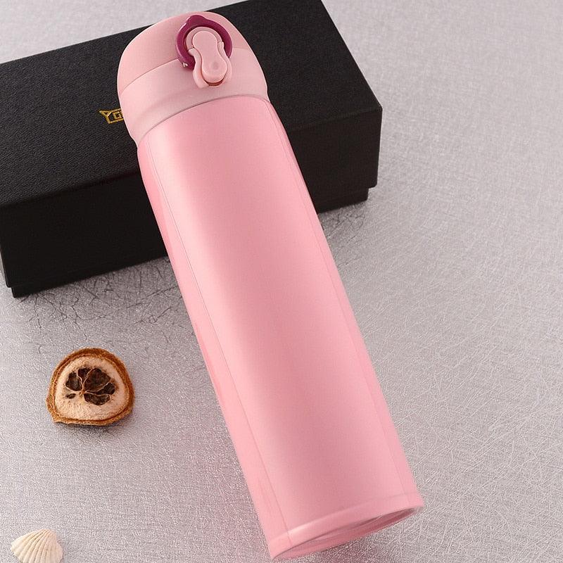 500ml Stainless Steel Thermos Coffee Mug Water Bottle Portable Vacuum Stainless Steel Bouncing Lid Vacuum Flask Custom Starry Sky Cold Insulation Bottle Business Gift Creative Insulated Water Bottle