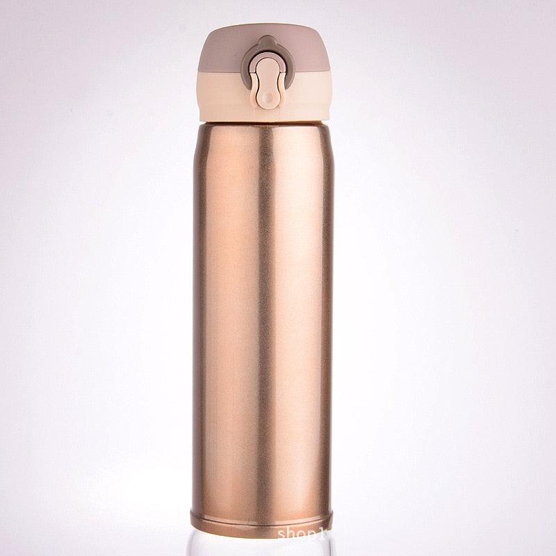 500ml Stainless Steel Thermos Coffee Mug Water Bottle Portable Vacuum Stainless Steel Bouncing Lid Vacuum Flask Custom Starry Sky Cold Insulation Bottle Business Gift Creative Insulated Water Bottle