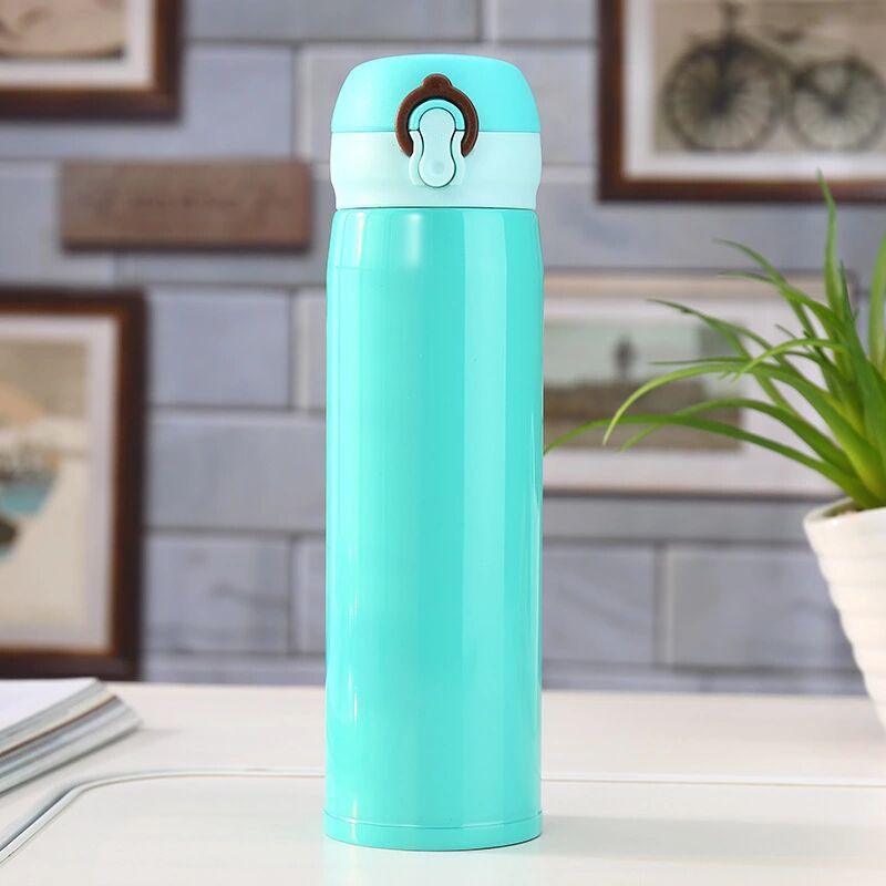 500ml Stainless Steel Thermos Coffee Mug Water Bottle Portable Vacuum Stainless Steel Bouncing Lid Vacuum Flask Custom Starry Sky Cold Insulation Bottle Business Gift Creative Insulated Water Bottle