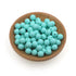 50pcs Silicone Beads 9/12/15mm Round Pearl Silicone Beads For Jewelry Making Bracelet Necklace Jewelry Accessories Silicone Round Beads Loose Pearl Beads