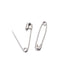 50pcs/lot High Quality Stainless Steel Safety Pins Sewing Tools Accessory Needles Large Safety Pin Small Silver Metal Needles Large Safety Pin Small Brooch Accessories