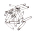 50pcs/lot High Quality Stainless Steel Safety Pins Sewing Tools Accessory Needles Large Safety Pin Small Silver Metal Needles Large Safety Pin Small Brooch Accessories