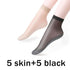 5/10 Pairs New Summer Velvet Silk Women Socks Pack Cotton Bottom Soft Fashion Ultrathin Breathable Transparent Socks Set - ALLURELATION - 500, adult socks, ankle socks, Anti slip socks, breathable socks, casual socks, casual socks for women, comfortable socks, cotton socks, cute socks, female socks, footwear, invisible socks, short socks, silk socks, Socks, socks for girls, socks for women, transparent socks, ultrathin socks, velvet socks, Women socks - Stevvex.com