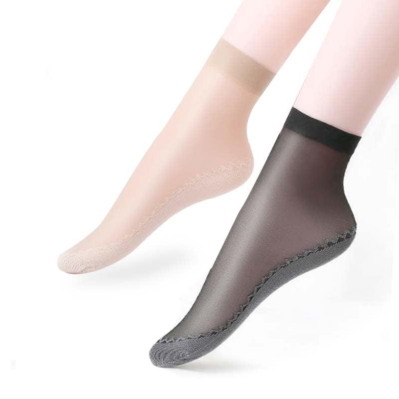 5/10 Pairs New Summer Velvet Silk Women Socks Pack Cotton Bottom Soft Fashion Ultrathin Breathable Transparent Socks Set - ALLURELATION - 500, adult socks, ankle socks, Anti slip socks, breathable socks, casual socks, casual socks for women, comfortable socks, cotton socks, cute socks, female socks, footwear, invisible socks, short socks, silk socks, Socks, socks for girls, socks for women, transparent socks, ultrathin socks, velvet socks, Women socks - Stevvex.com