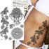 53 Sheets Black Lace Temporary Tattoos Sticker Butterfly Flower Fake Tatoo Sticker Sexy Black Henna Temporary Tattoos For Women - STEVVEX Beauty - 103, Animal Tattoo, Arm Tattoo, Back Tattoo, Beauty, Big Tattoo, Black Tattoos, Body Tattoo, Fashion Tattoo, Girls Tattoo, Large Black Tattoo, Leg Tattoo, Luxury Tattoo, Sketch Tattoo, Stylish Tattoo, Tattoo, Waterproof Tattoo, Wedding Tattoo, Women Tattoo, Womens Tattoo - Stevvex.com