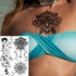 53 Sheets Black Lace Temporary Tattoos Sticker Butterfly Flower Fake Tatoo Sticker Sexy Black Henna Temporary Tattoos For Women - STEVVEX Beauty - 103, Animal Tattoo, Arm Tattoo, Back Tattoo, Beauty, Big Tattoo, Black Tattoos, Body Tattoo, Fashion Tattoo, Girls Tattoo, Large Black Tattoo, Leg Tattoo, Luxury Tattoo, Sketch Tattoo, Stylish Tattoo, Tattoo, Waterproof Tattoo, Wedding Tattoo, Women Tattoo, Womens Tattoo - Stevvex.com