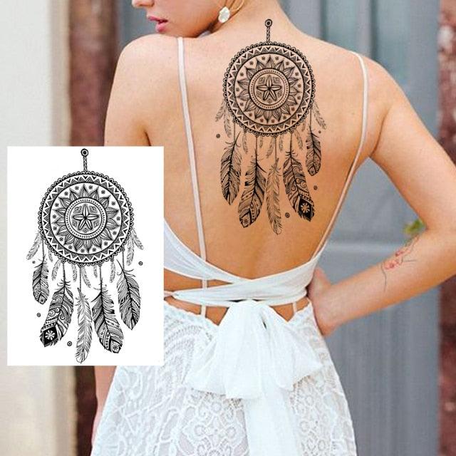 53 Sheets Black Lace Temporary Tattoos Sticker Butterfly Flower Fake Tatoo Sticker Sexy Black Henna Temporary Tattoos For Women - STEVVEX Beauty - 103, Animal Tattoo, Arm Tattoo, Back Tattoo, Beauty, Big Tattoo, Black Tattoos, Body Tattoo, Fashion Tattoo, Girls Tattoo, Large Black Tattoo, Leg Tattoo, Luxury Tattoo, Sketch Tattoo, Stylish Tattoo, Tattoo, Waterproof Tattoo, Wedding Tattoo, Women Tattoo, Womens Tattoo - Stevvex.com