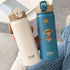 530ml/750ml Thermos Mug with Straw Stainless Steel Thermal Insulation Straight Cup Thermal Water Bottle Thermos Water Bottle