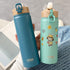 530ml/750ml Thermos Mug with Straw Stainless Steel Thermal Insulation Straight Cup Thermal Water Bottle Thermos Water Bottle