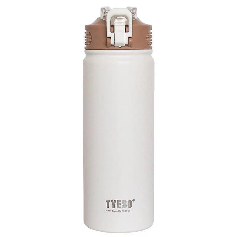 530ml/750ml Thermos Mug with Straw Stainless Steel Thermal Insulation Straight Cup Thermal Water Bottle Thermos Water Bottle